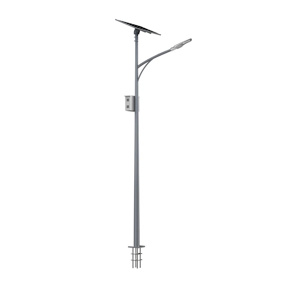 Street Light With Solar Panel And Battery